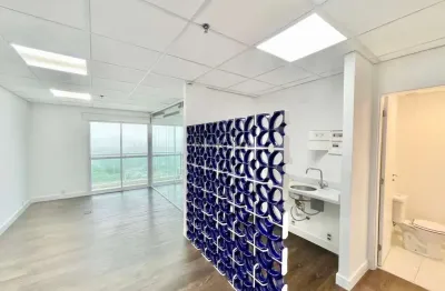 Sala comercial com 2 salas para alugar na rua nove de julho, 72, santo amaro, são paulo por r$ 2.400