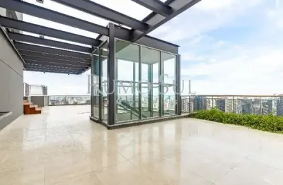 Cobertura com 4 quartos à venda na avenida roque petroni júnior, 630, jardim das acacias, são paulo por r$ 7.490.000