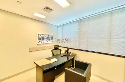 Sala comercial com 2 salas para alugar na avenida vereador josé diniz, 3457, campo belo, são paulo por r$ 3.500