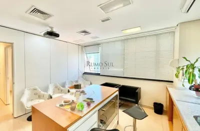 Sala comercial com 2 salas para alugar na avenida vereador josé diniz, 3457, campo belo, são paulo por r$ 3.500