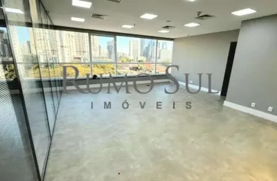 Sala comercial com 4 salas para alugar na avenida roque petroni júnior, 850, jardim das acacias, são paulo por r$ 17.000