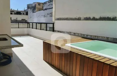 Descubra seu refúgio na tijuca: cobertura duplex com piscina em rua charmosa!
