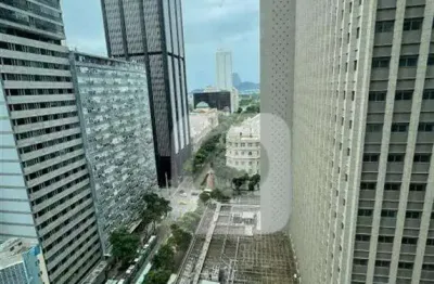 Escritório impecável no edifício central da rio branco e do metrô da carioca.