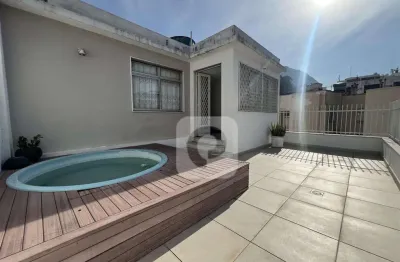 Cobertura duplex de 300m² com 5 quartos, 5 banheiros e 1 vaga - copacabana - rj.
