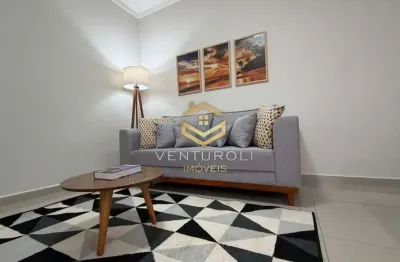 Apartamento mobiliado aconchegante e completo, com 1 dormitório e vaga de garagem!