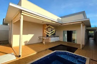 Casa Térrea de Alto Padrão no Villaggio III em Bauru | 3 Suítes e Piscina Aquecida
