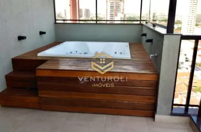 Melro - linda cobertura com 3 suítes, 3 vagas de garagem e acabamento diferenciado. Vila mesquita, bauru/sp