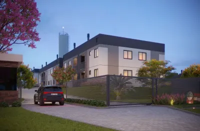 Casa sobreposta 2 quartos à venda com sacada e churrasqueira, 1 vaga de estacionamento e áreas de lazer. financiamento minha casa minha vida