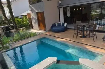 Casa em condomínio fechado com 6 quartos à venda na vista linda, bertioga , 400 m2 por r$ 5.600.000