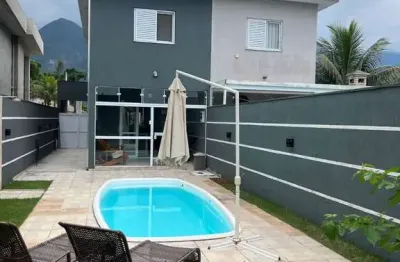 Casa em condomínio fechado com 3 quartos à venda na morada praia, bertioga , 224 m2 por r$ 880.000