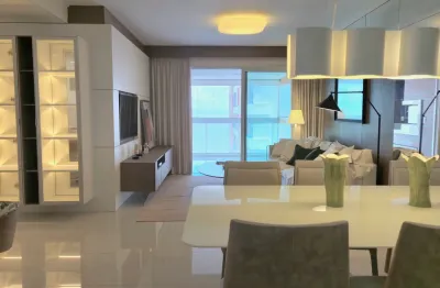 Apartamento mobiliado na beira-mar 3 dormitórios com 2 vagas