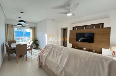 Apartamento mobiliado e novo com 03 dormiórios (01 suíte), sacada ampla e elevador, no condomínio ilha bella.