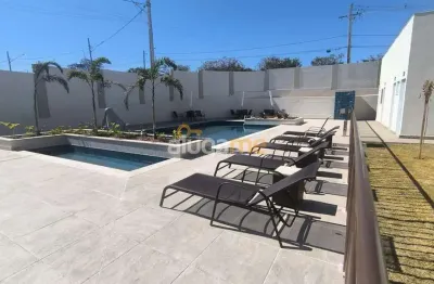 Apartamento térreo com varanda - 2 quartos e lazer completo