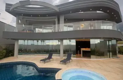 Casa em condomínio fechado com 4 quartos à venda na rodovia joão amaral gurgel, 5890, condomínio residencial ecopark bourbon, caçapava por r$ 3.500.000