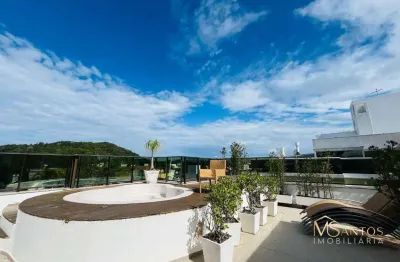 Cobertura com 3 dormitórios à venda, 233 m² por r$ 3.200.000,00 - jurerê internacional - florianópolis/sc