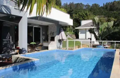 Casa com 3 dormitórios à venda, 350 m² por r$3.130.000 - cacupé - florianópolis/sc