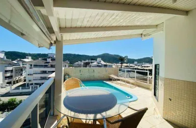 Cobertura com 3 dormitórios à venda, 188 m² por r$ 1.500.000 - ingleses norte - florianópolis/sc