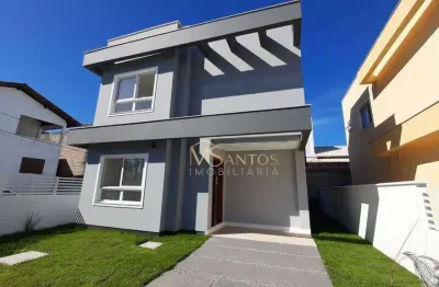 Casa nova com 3 dormitórios à venda, 120 m² por r$ 920.000,00 - santinho - florianópolis/sc