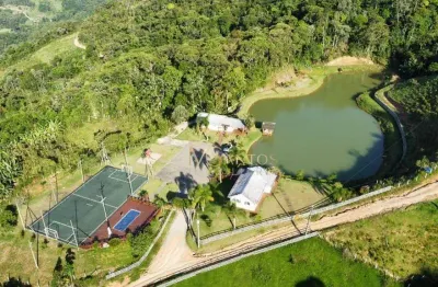 Sítio com 7 dormitórios à venda, 30000 m² por r$ 2.500.000,00 - loeffelscheidt - águas mornas/sc