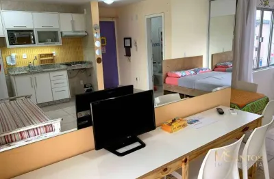 Studio com 1 dormitório à venda, 33 m² por r$ 399.000,00 - canasvieiras - florianópolis/sc