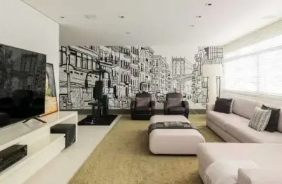 Elegante apartamento tipo para venda em higienópolis com 2 quartos, sendo 1 suíte, 180m²