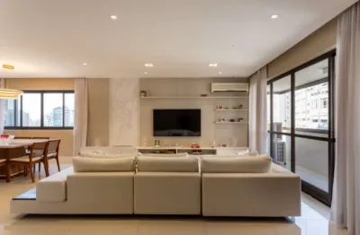 Elegante apartamento para venda em higienópolis com 4 quartos, sendo 3 suítes , 205m²