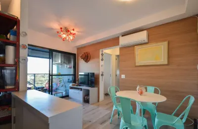 Aconchegante apartamento tipo para venda em pinheiros com 2 quartos, sendo 1 suíte, 57m²
