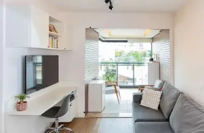 Elegante apartamento tipo para venda em cidade monções com 1 quarto, 42m²