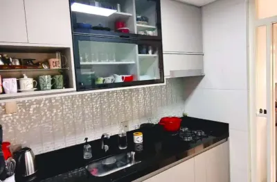 Funcional apartamento tipo para venda em rudge ramos vila caminho do mar com 3 quartos, sendo 1 suíte, 96m²