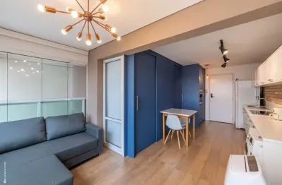 Confortável studio para venda em Campo Belo com 1 quarto , 34m²