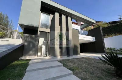 Casa para venda em cajamar, alpes dos araçás (jordanésia), 3 dormitórios, 3 suítes, 4 banheiros, 4 vagas