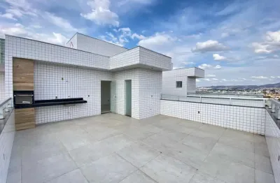 Cobertura para venda em contagem, santa cruz industrial, 3 dormitórios, 1 suíte, 3 banheiros, 2 vagas