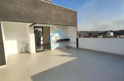 Cobertura para venda em contagem, novo riacho, 3 dormitórios, 1 suíte, 2 banheiros, 2 vagas