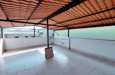 Cobertura para venda em contagem, sapucaias, 2 dormitórios, 1 banheiro, 1 vaga