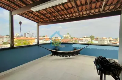 Cobertura para venda em belo horizonte, caiçara, 3 dormitórios, 1 suíte, 3 banheiros, 2 vagas