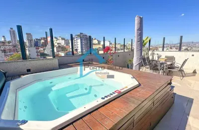 Cobertura para venda em contagem, eldorado, 3 dormitórios, 2 banheiros, 1 vaga