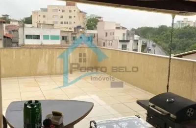 Cobertura para venda em contagem, europa, 3 dormitórios, 1 suíte, 3 banheiros, 1 vaga