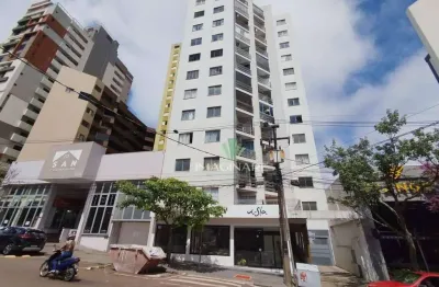 Apartamento com 1 dormitório para alugar, 61 m² por R$ 1.635,00/mês - Centro - Cascavel/PR