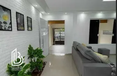 Sobrado reformado 130 m²- 3 dorms (1 suíte) 2 vagas e churrasqueira v. tupi