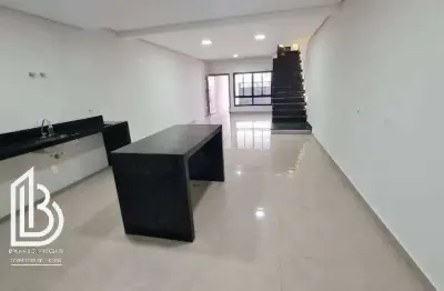 Sobrado novo: 194m² com acabamento premium e 3 suítes no bairro olímpico