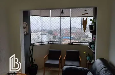 Apartamento 3 dorms com 2 vagas e varanda na vila euclides - 72m²