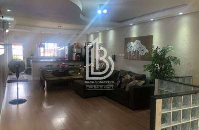 Sobrado 340 m² à venda – 3 dorms, piscina e 15 vagas no santa paula