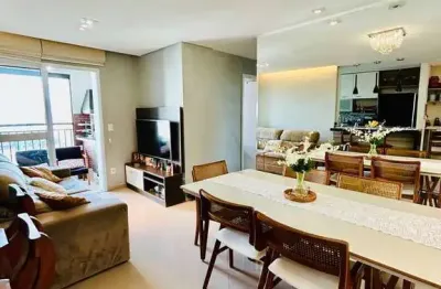 Apartamento à venda mobiliado com 71m², 3 quartos e lazer co