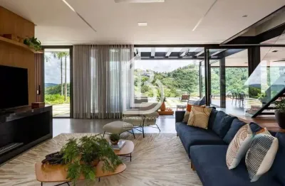 Casa em condomínio fechado em são roque, 550m² com 3 suítes e muito lazer