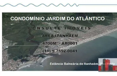 Área no centro de itanhaém /sp, projeto aprovado, 4700m²