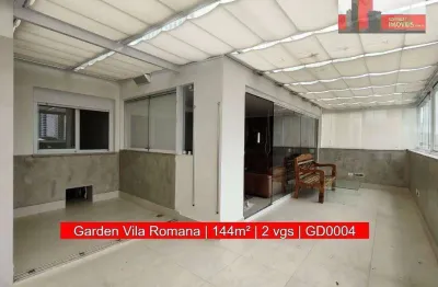Apartamento garden r. aurélia, 300 - vila romana, 2 dorms, 2 vgs, dep., goodlife