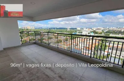 Av. imperatriz leopoldina, 1623 - vila leopoldina, vista parque villa lobos, 96m²