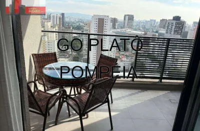 Studio Mobiliado, Go Platô, Av. Pompeia, 581 - Pompéia, 28m²