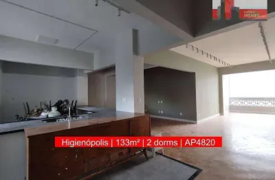 Apartamento de 133m², 2 dorms, 1 vg, r. caio prado, 30 - vila buarque, ed. el ombu