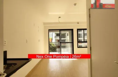 Studio nr nex one - r. min. ferreira alves, 303 - pompeia, 26m²